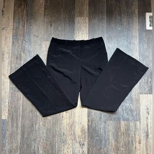 Black straight leg slacks